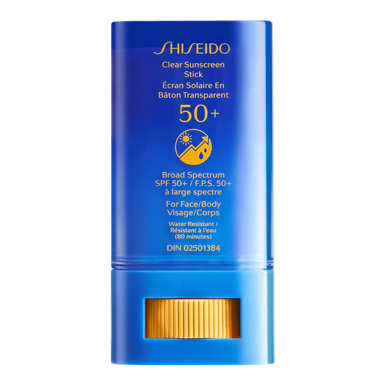 Shiseido Clear Sunscreen Stick SPF 50+ - Best beauty products for summer travel