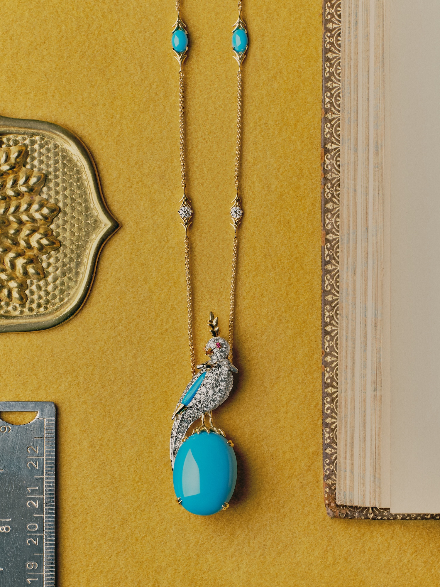 Tiffany & Co. Bird on a Rock necklace