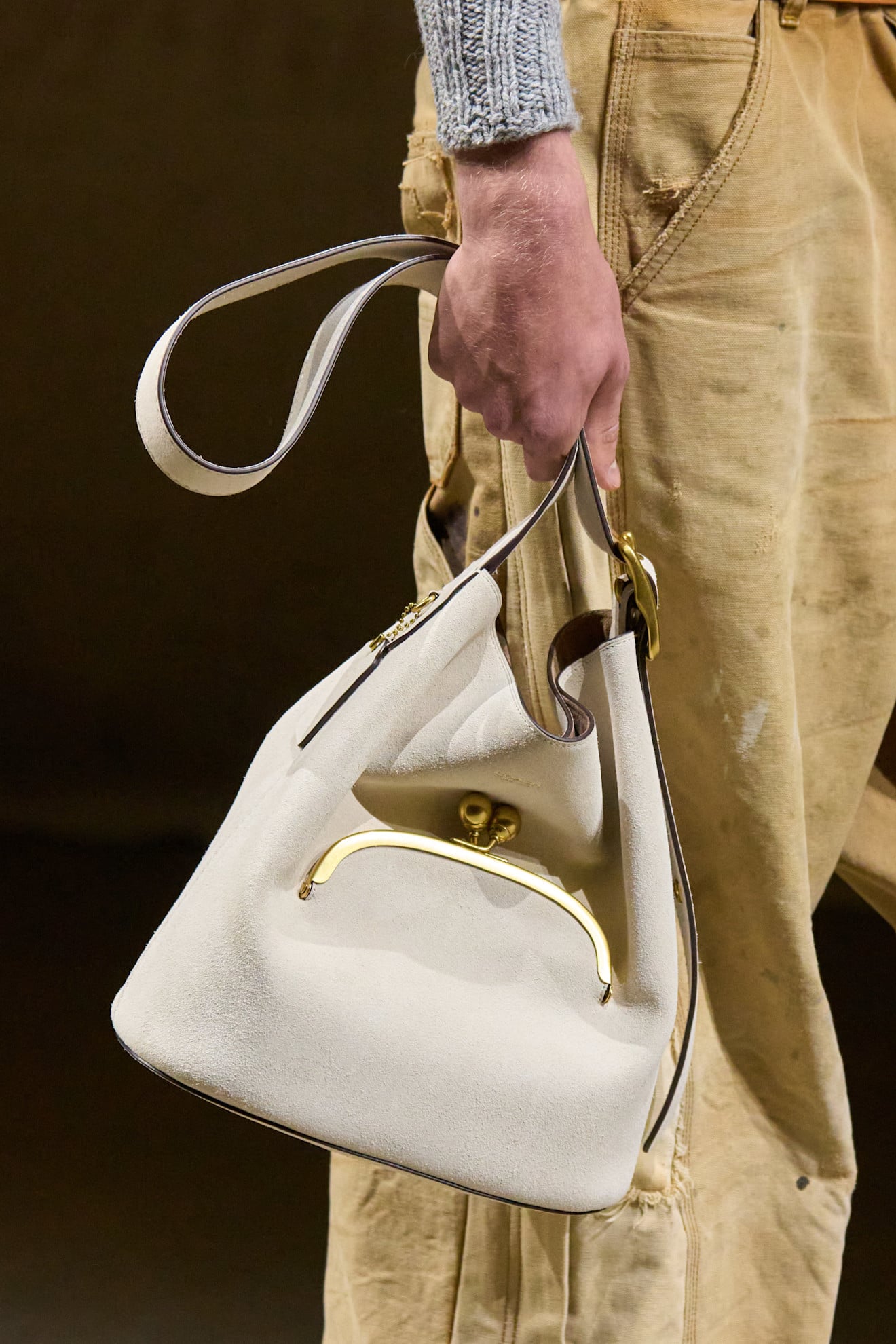 coach beat up bags at fashion month