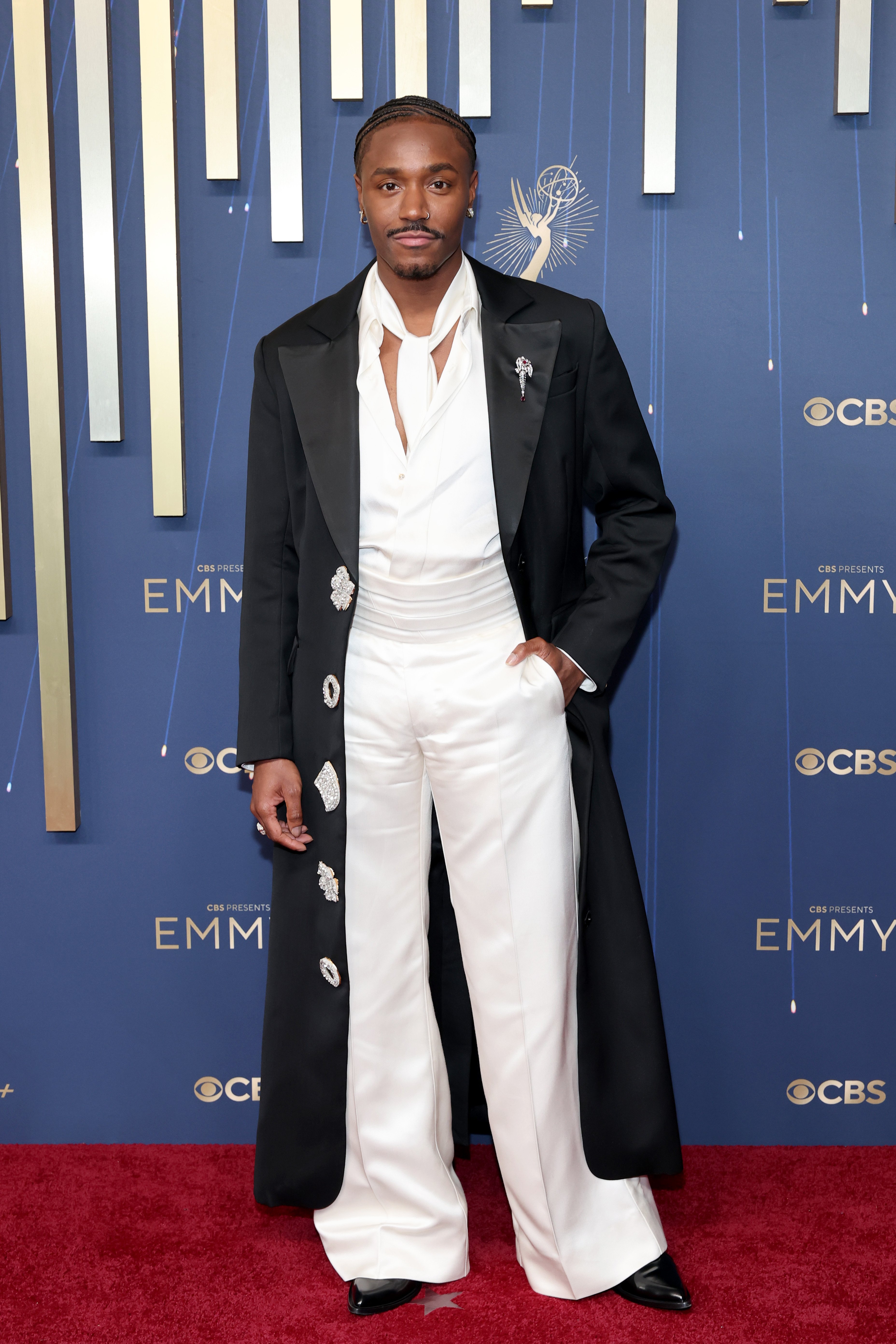 Dewayne Perkins at the 2025 Emmy Awards