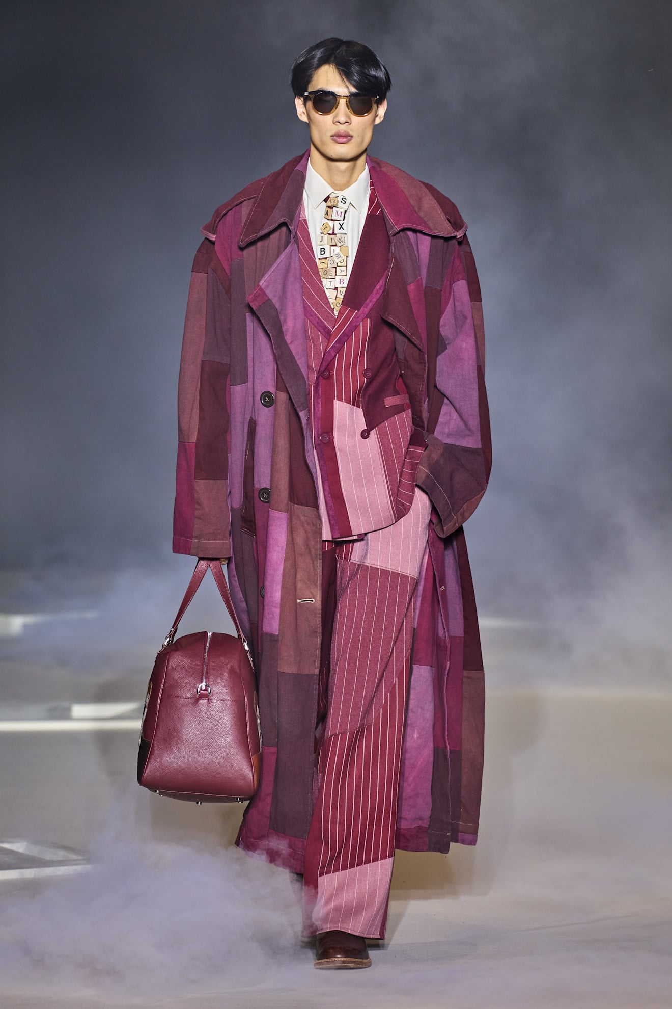 men's fall fashion colour trends: purple, kidsuper studios fall 2025 menswear