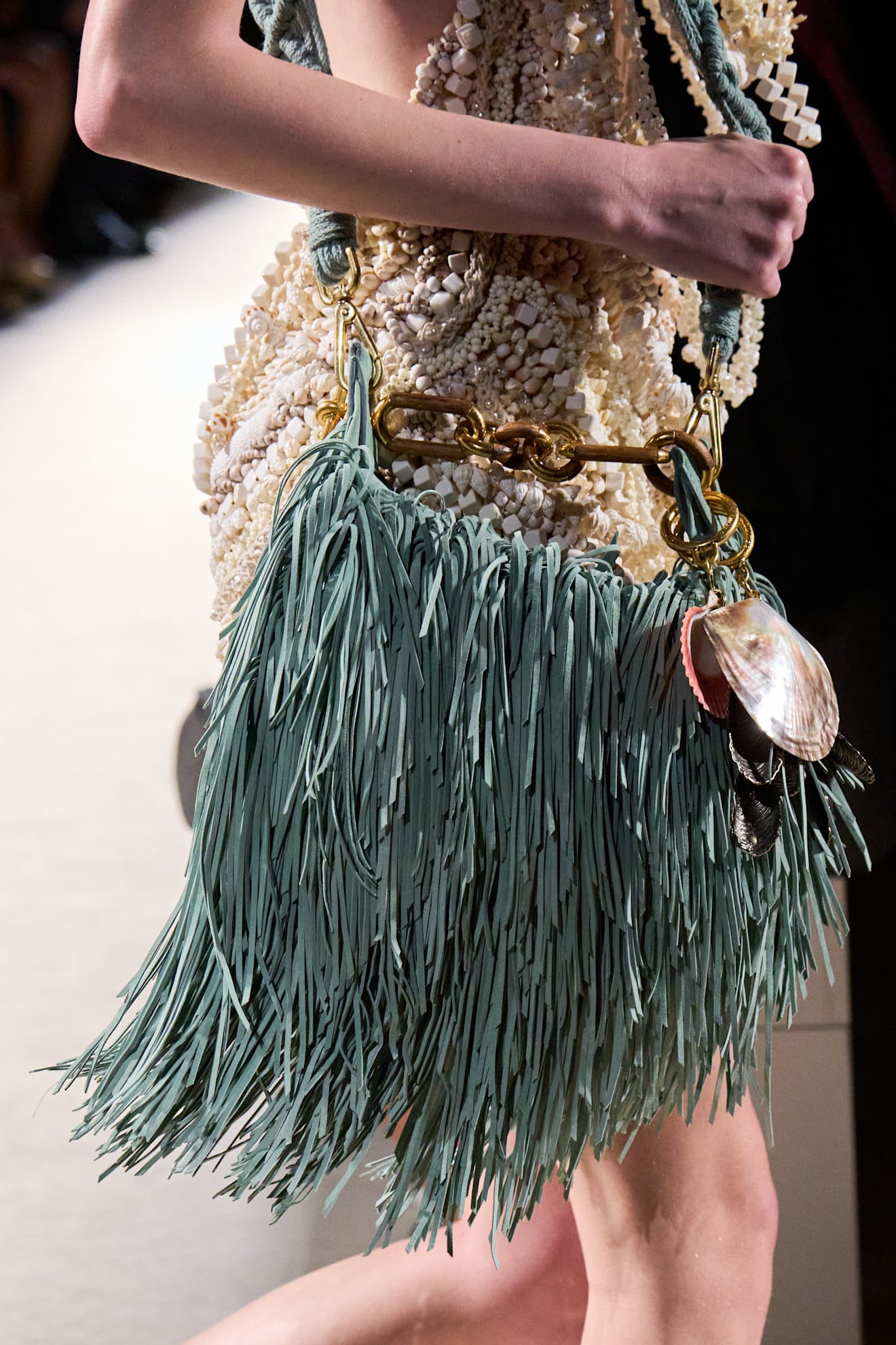 balmain spring 2026 trends fringe