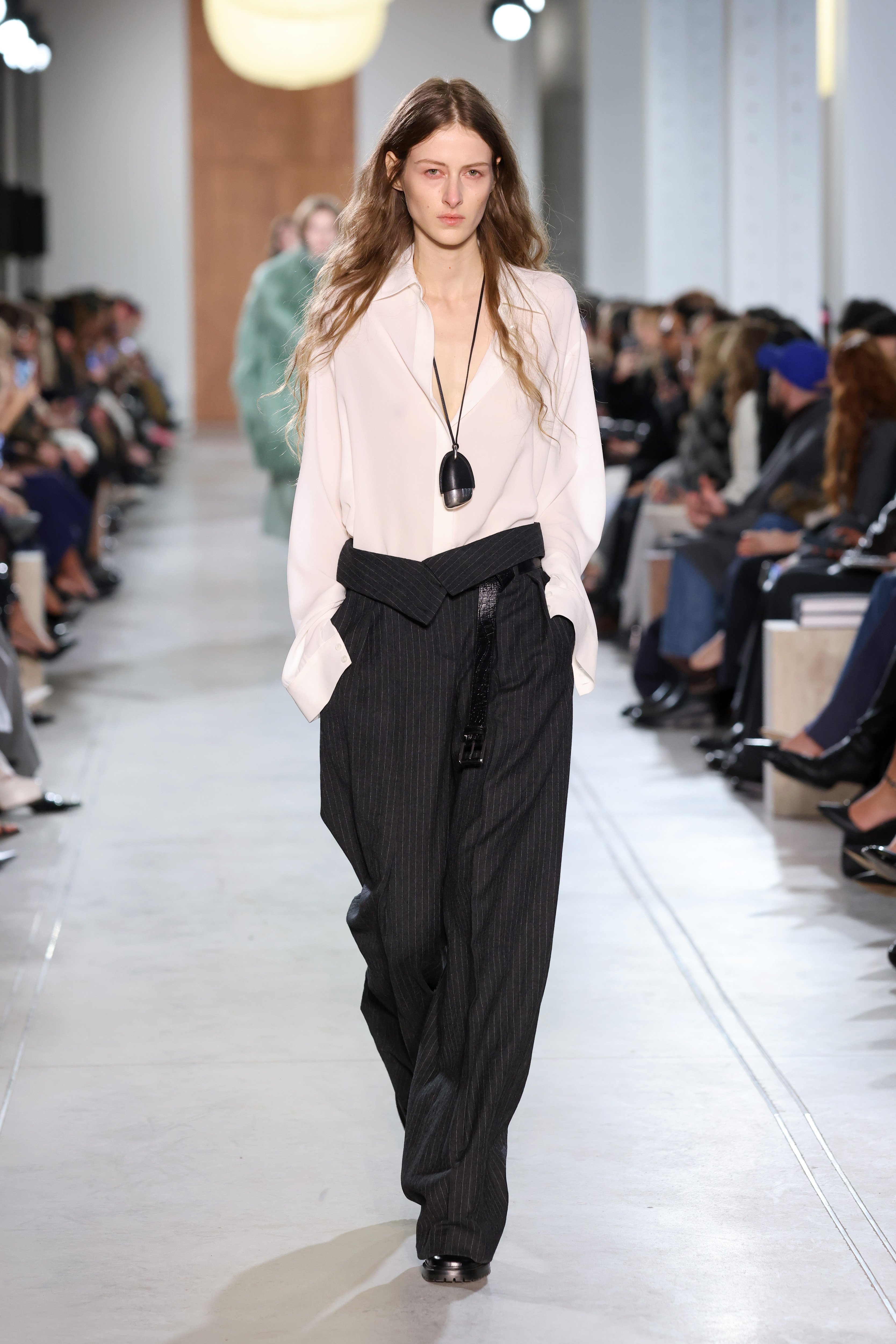 Michael Kors Collection Fall/Winter 2025 Runway Show pendant necklaces