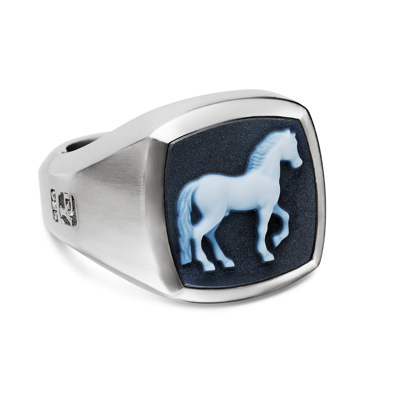 David Yurman Petrvs Horse Signet Ring