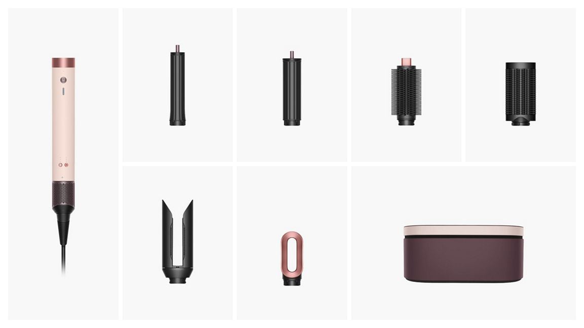 unique gifts for people who have everything, gifts for the impossible to shop for: New Dyson Airwrap Co-anda2x™ multi-styler and dryer - Straight+Wavy (Ceramic Pink/Rose Gold)