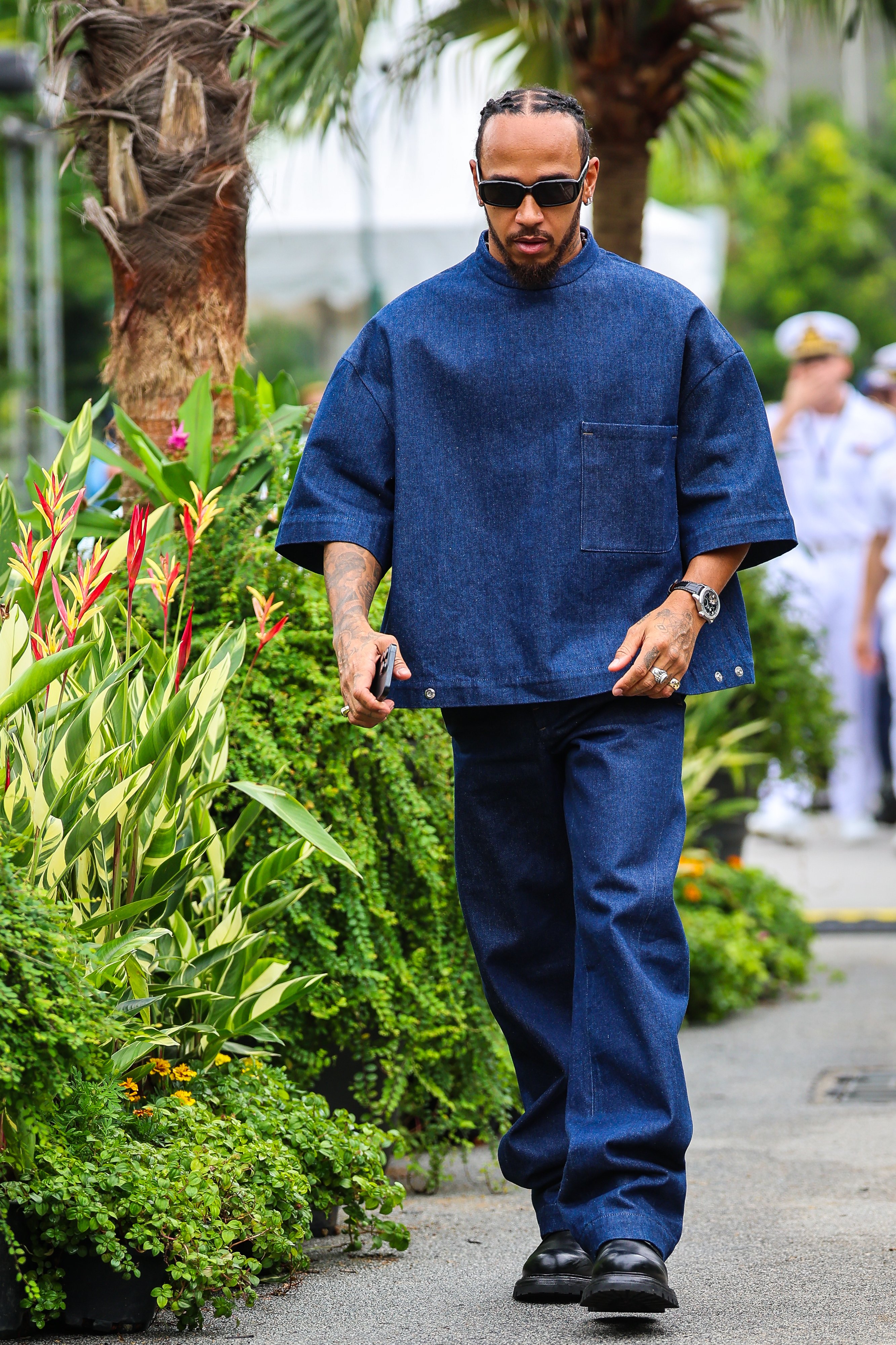 Formula One Fashionista: Lewis Hamilton's style and the new custom helmet for the Las Vegas Grand Prix
