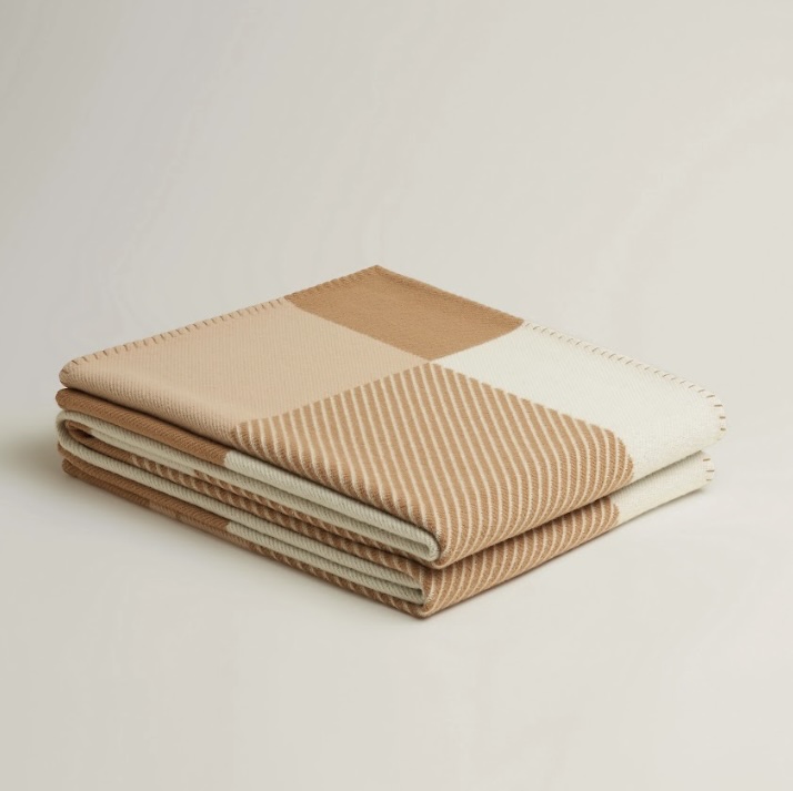 best host gifts, unique hostess gifts: hermes blanket gift