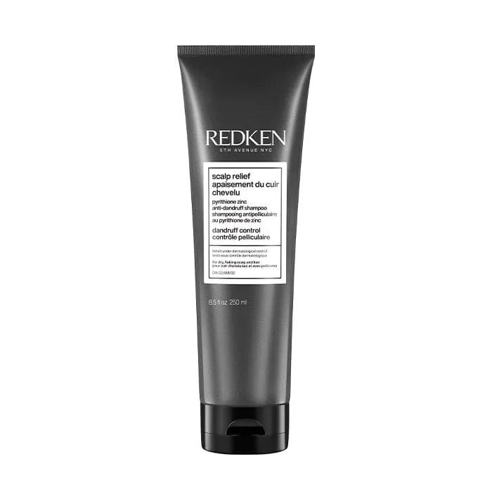 itchy scalp in winter, winter dry scalp: scalp relief Redken shampoo 