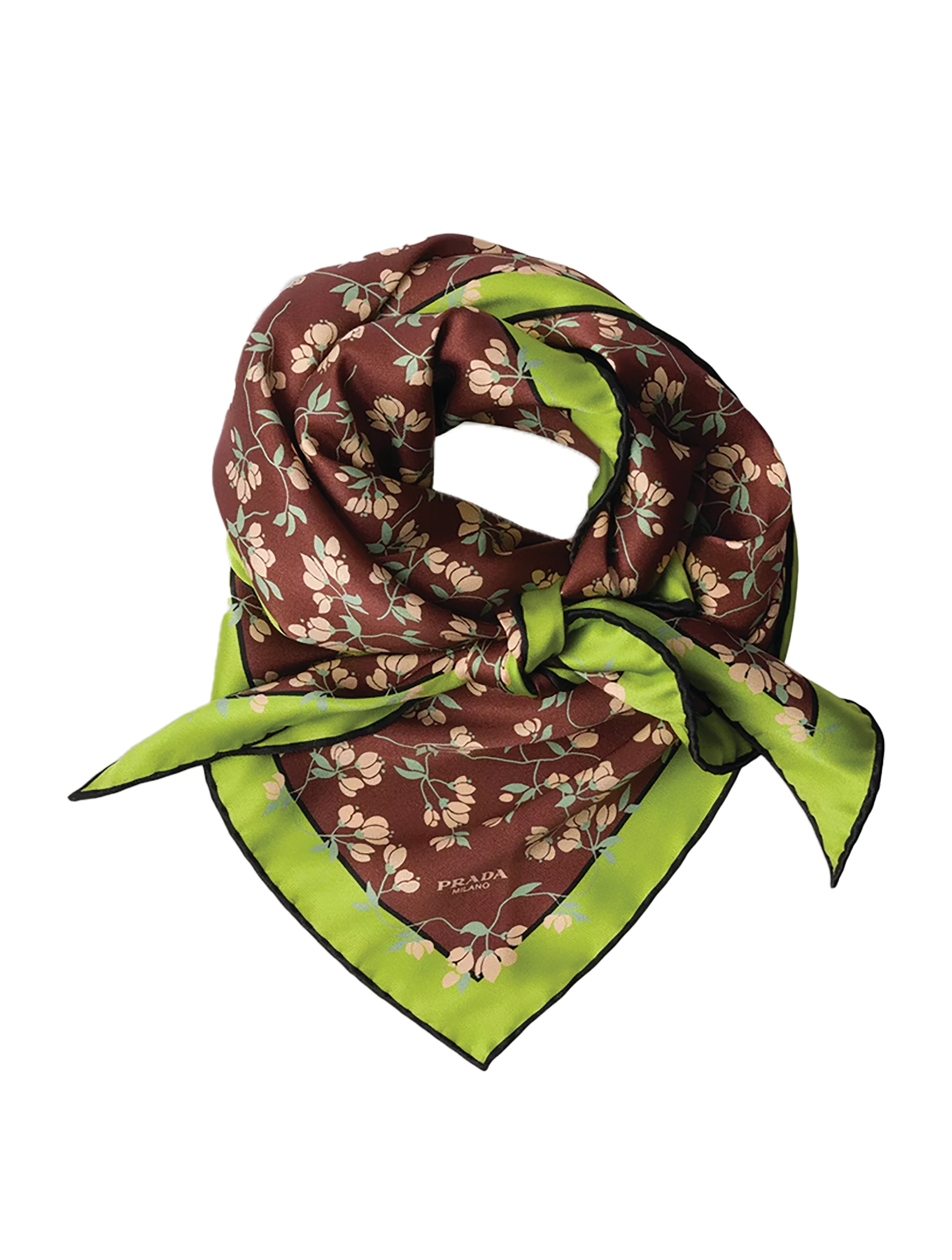 Texture Talk: Prada silk scarf