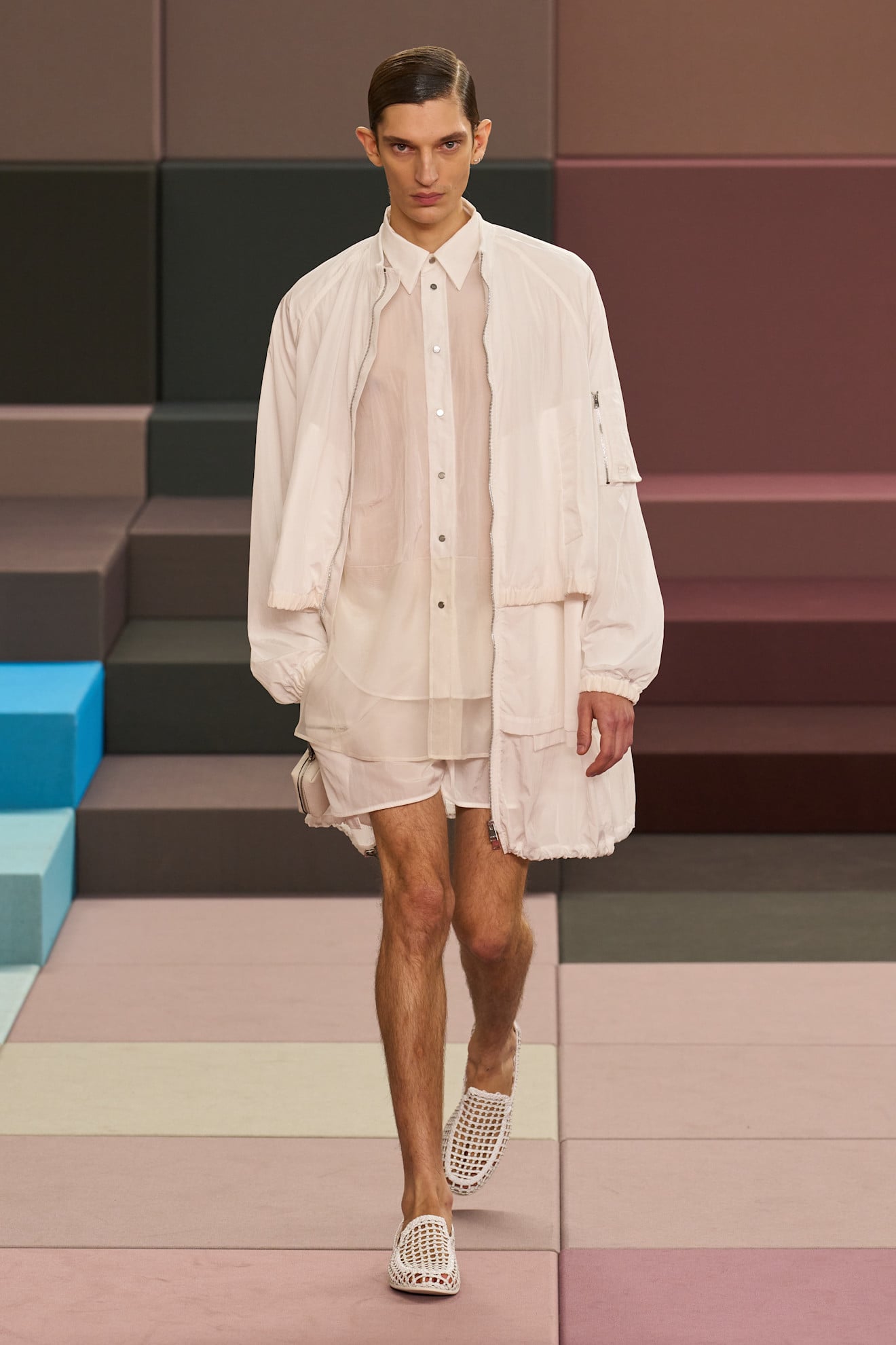 Fendi Spring 2026 Pantone Colour of the Year 2026 Cloud Dancer