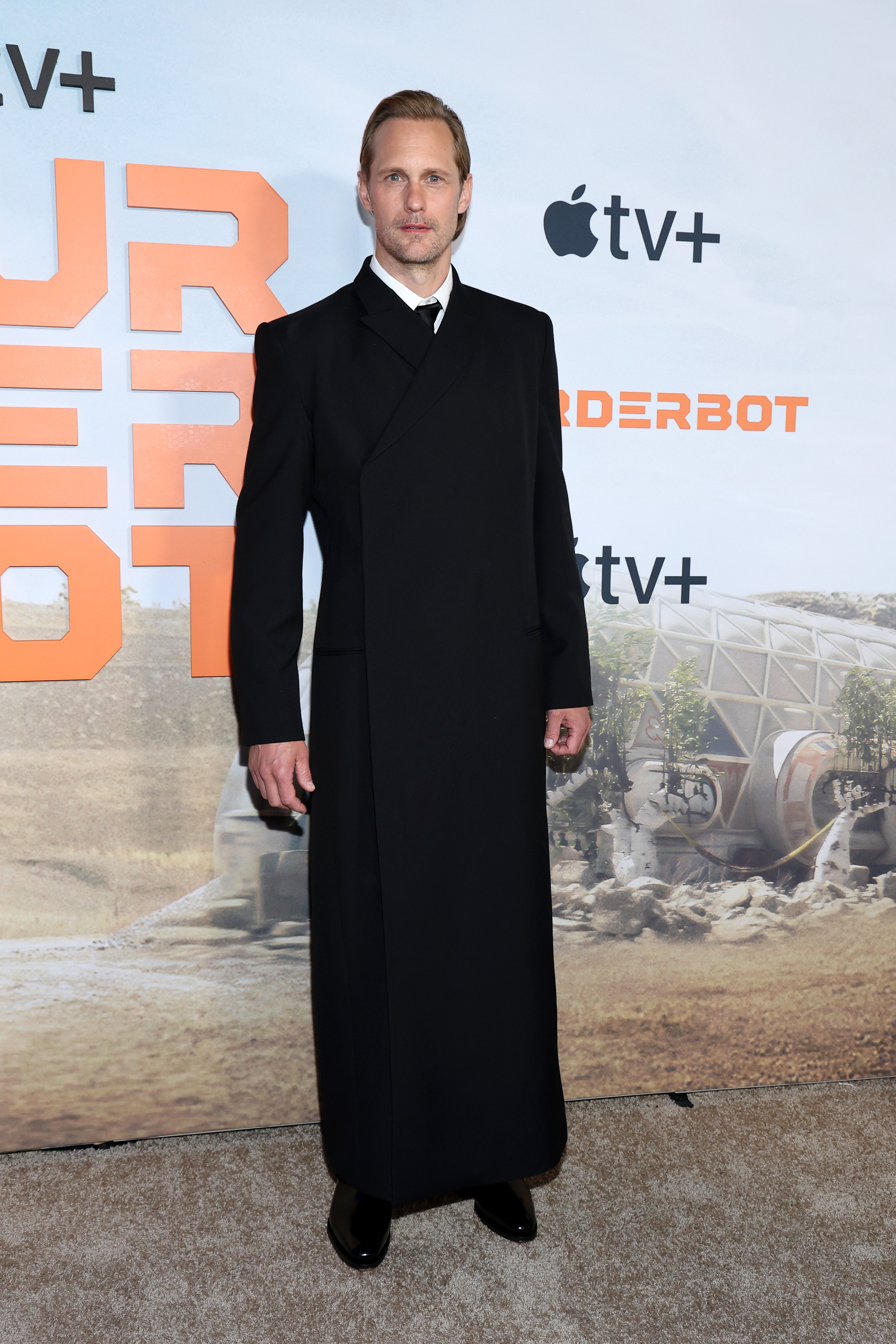 Alexander Skarsgard attends Apple TV+'s "Murderbot" New York Premiere at Regal Union Square on April 28, 2025 in New York City.