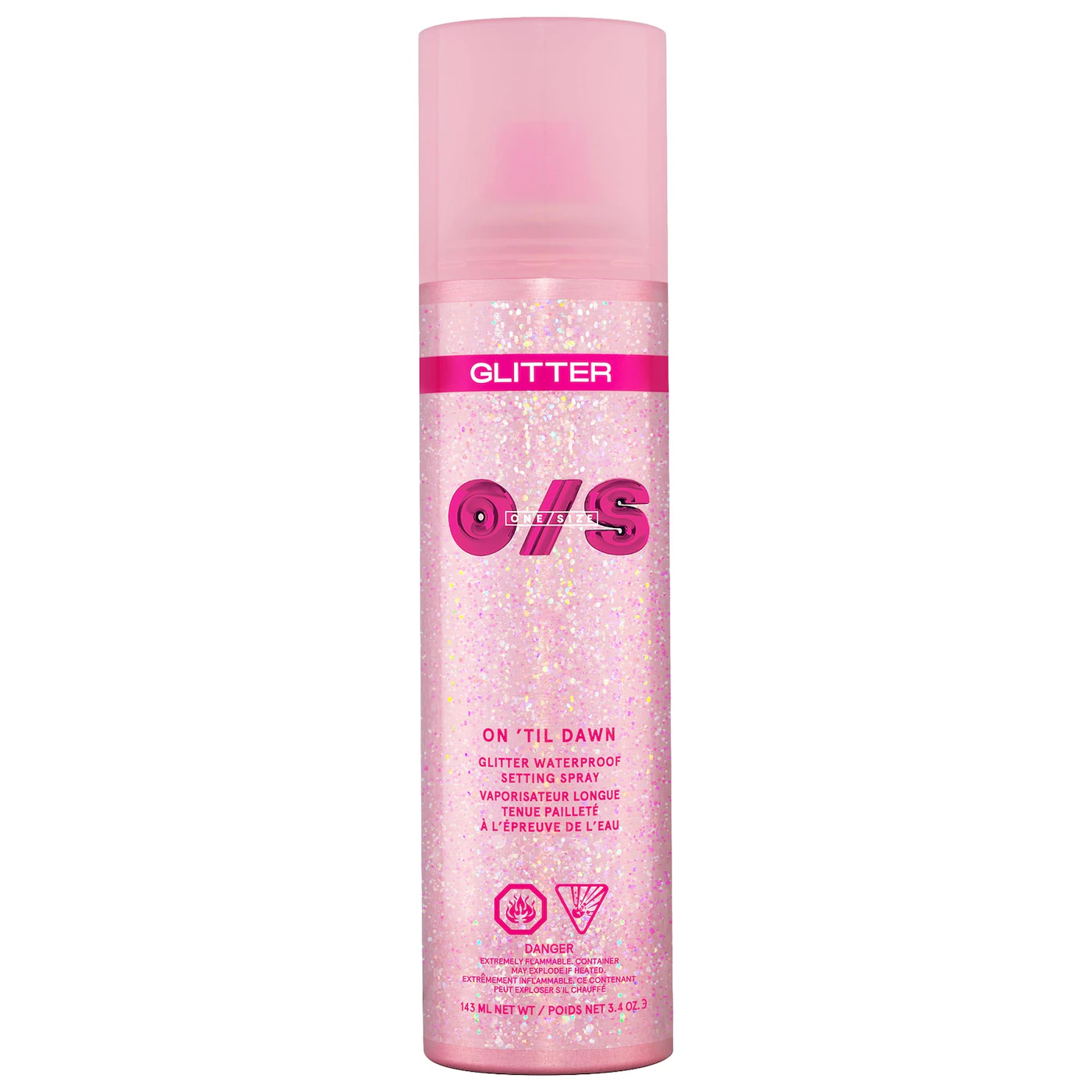 viral beauty products 2025: one/size glitter spray 
