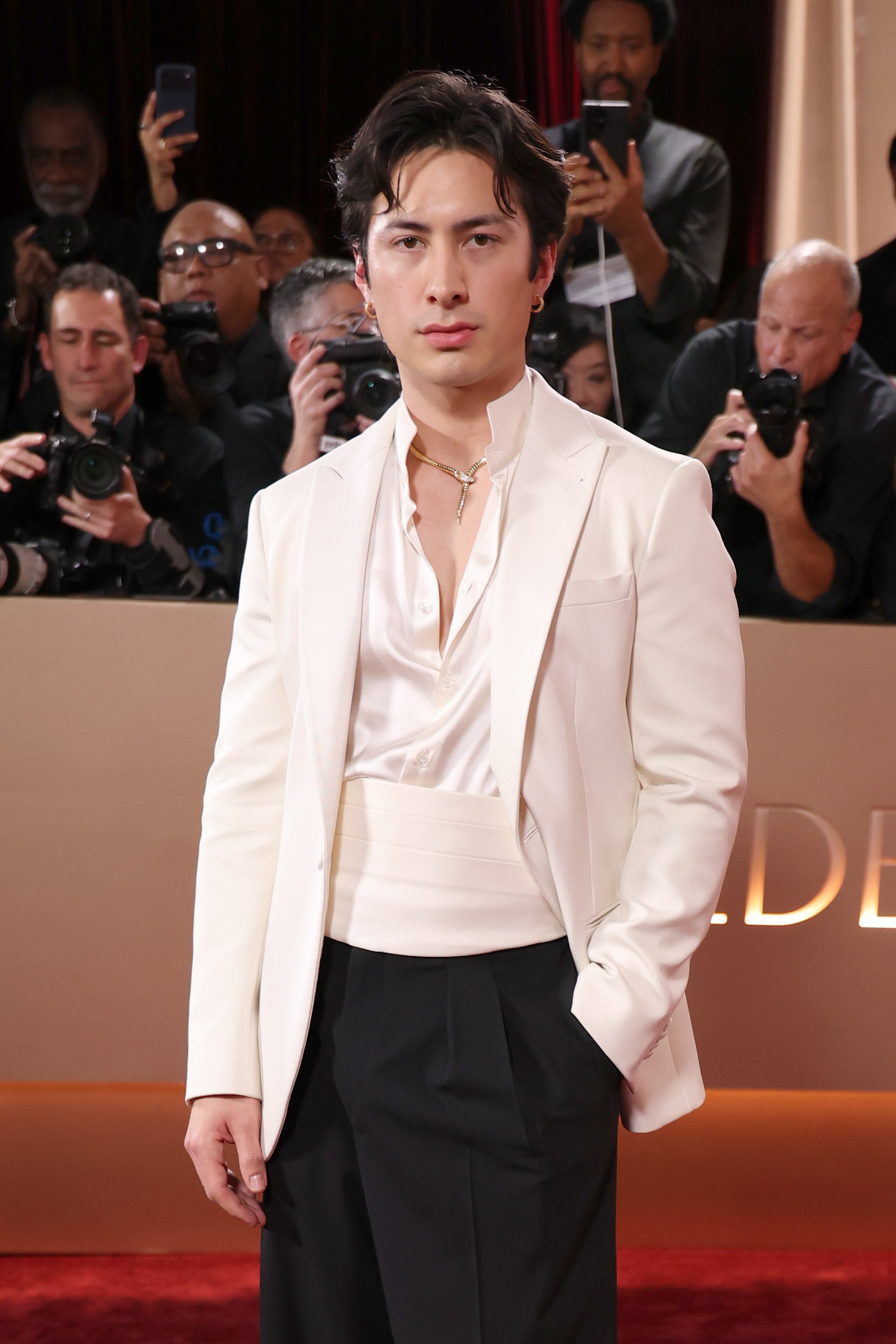 hudson williams, heated rivalry star, at the golden globes