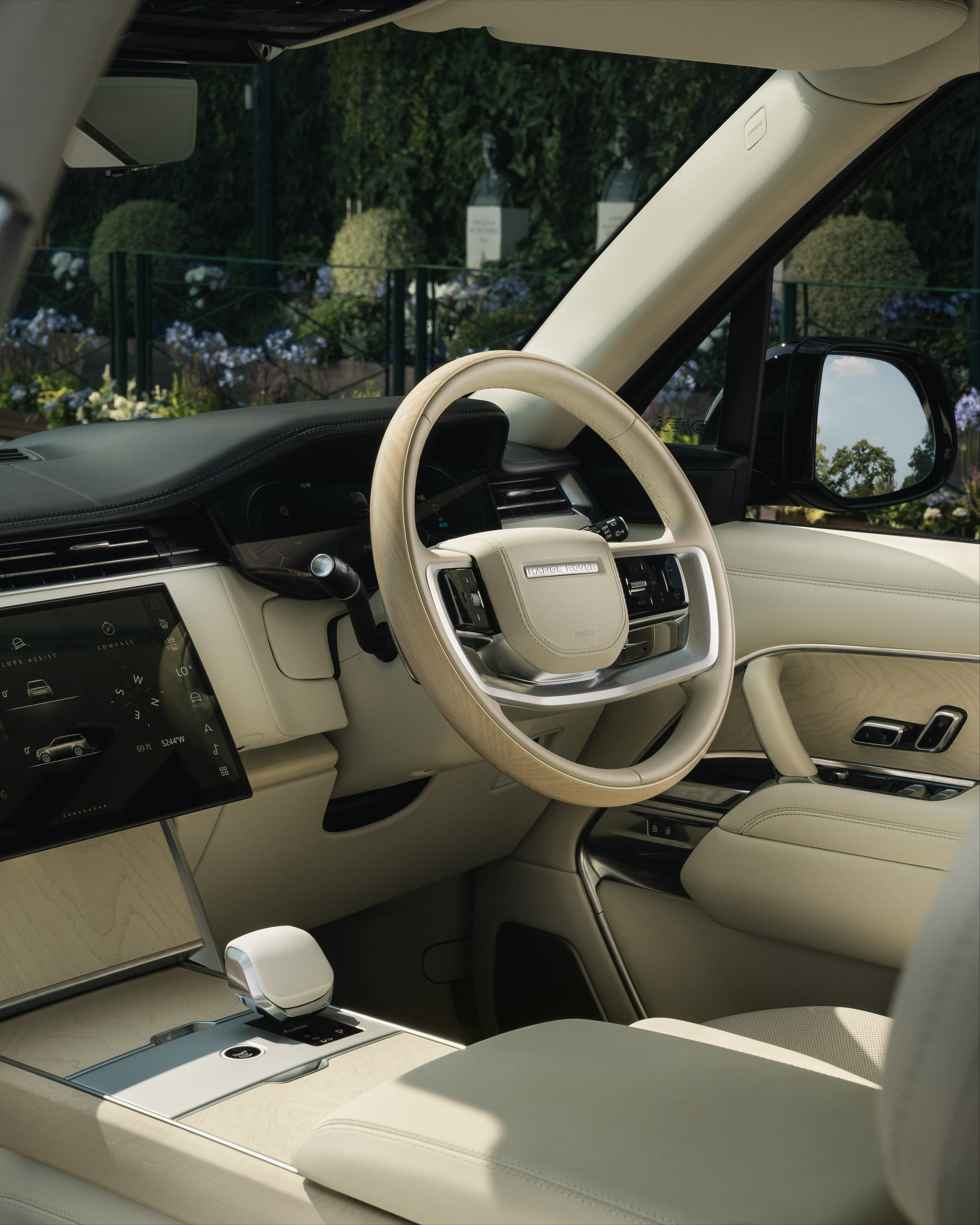 Range Rover Luxury SUV interior 