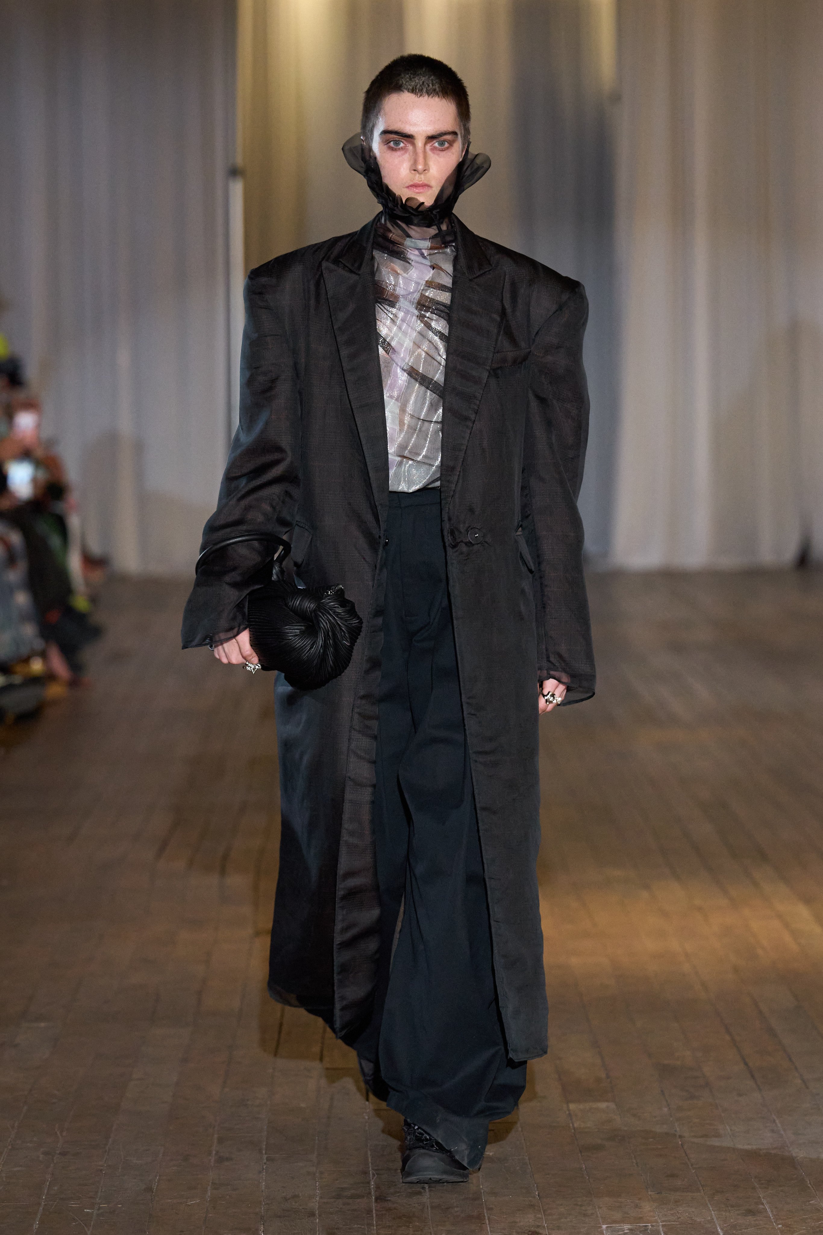 Collina Strada Fall 2026 victorian collars trend new york fashion week