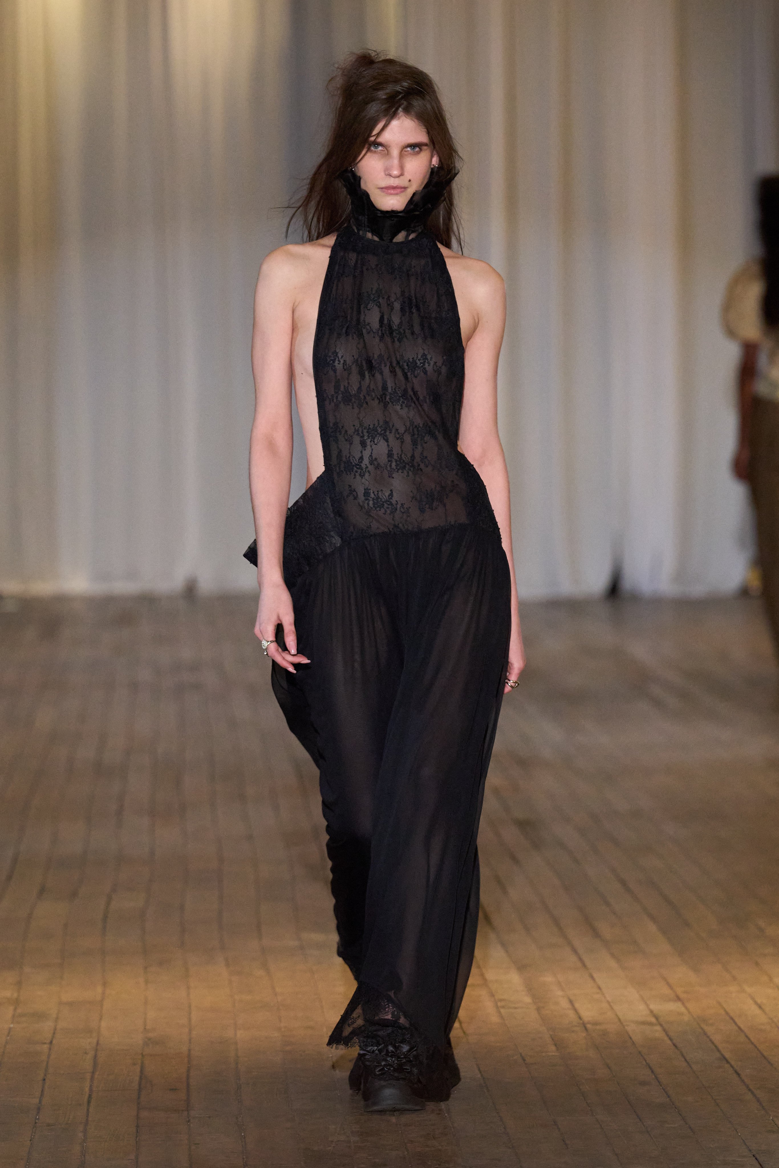 Collina Strada Fall 2026 victorian collars trend new york fashion week