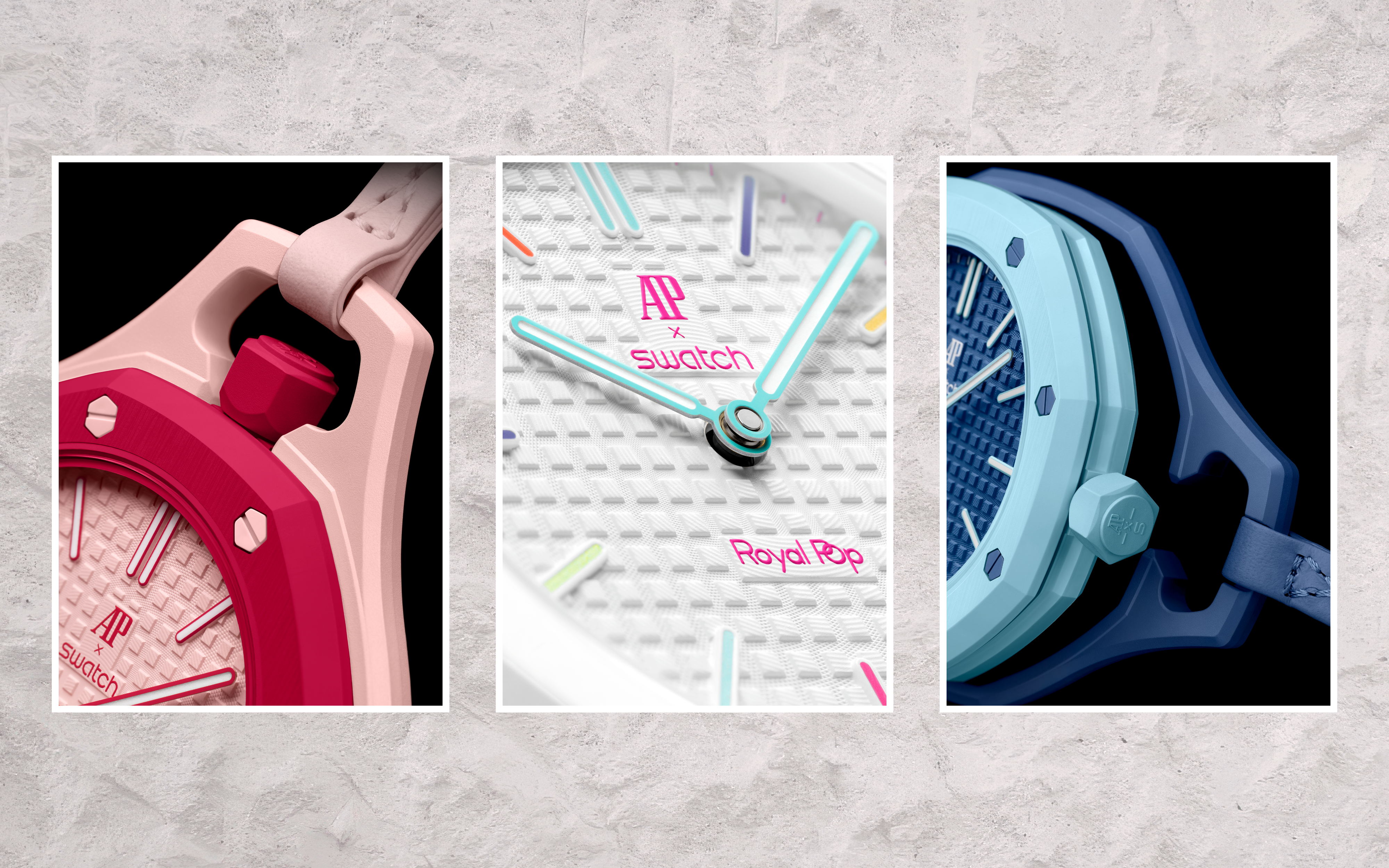 swatch POPモデル GOLDEN CONCEPTが「Audemars Piguet × Swatch」 の 